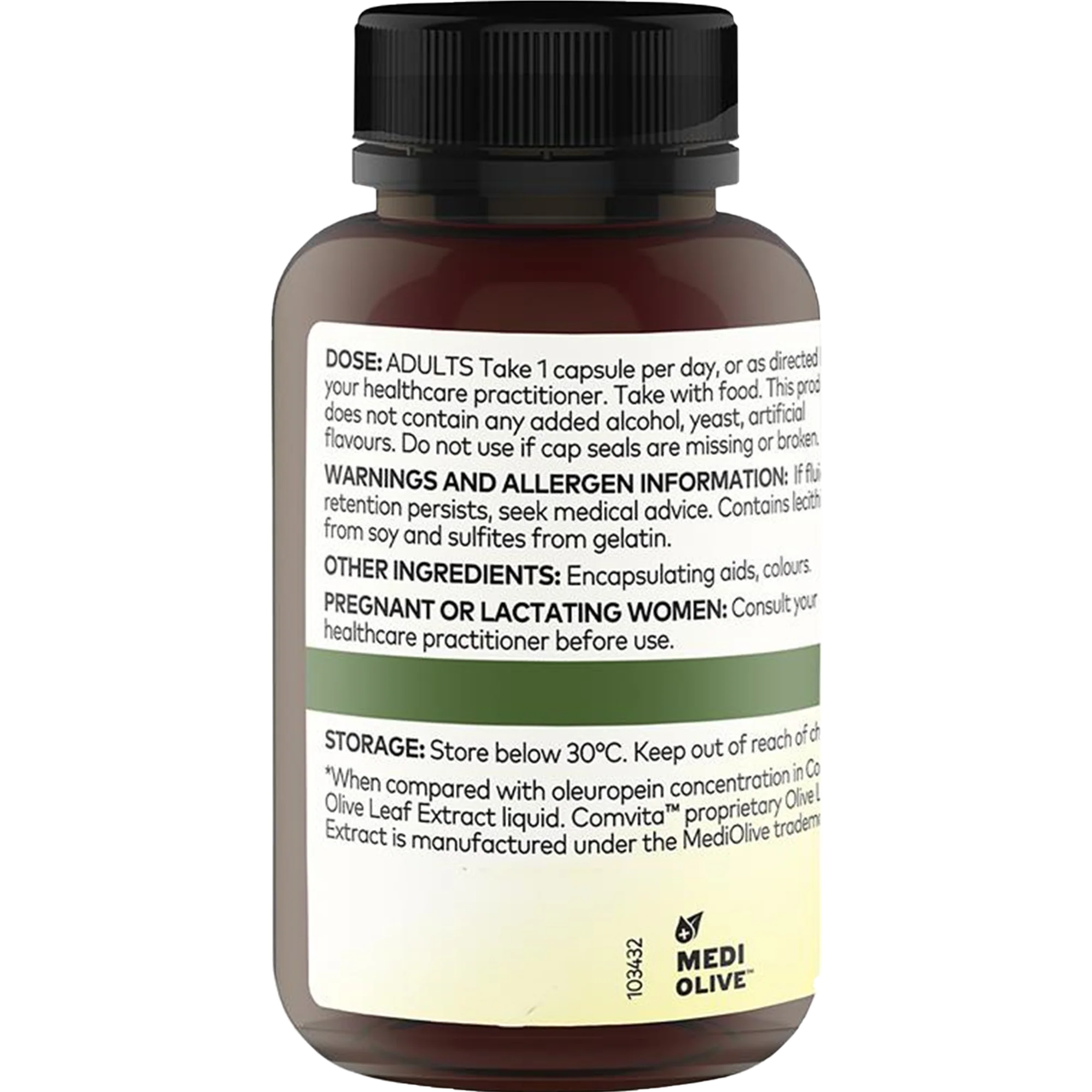 Comvita Olive Leaf Extract High Strength 60 Softgel Capsules - Image 5
