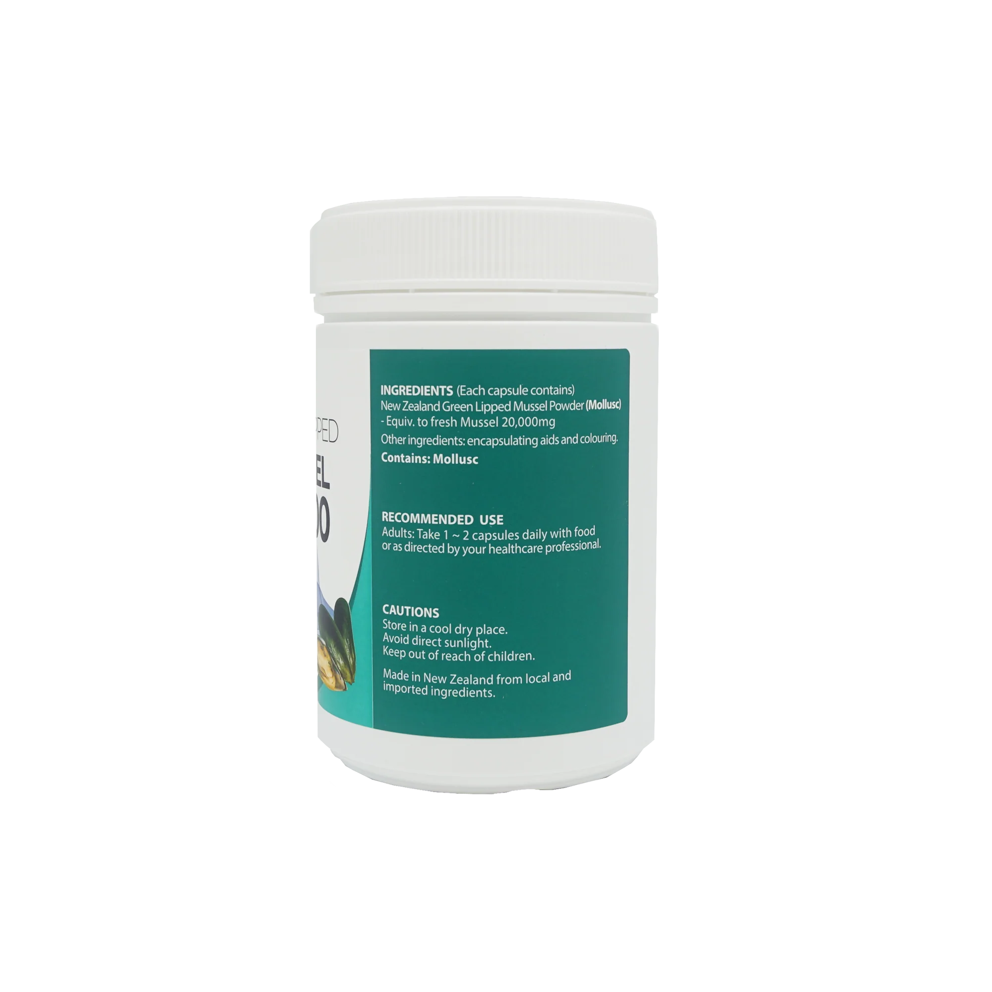 From Nature Green Lipped Mussel 20000 300 Capsules - Image 4
