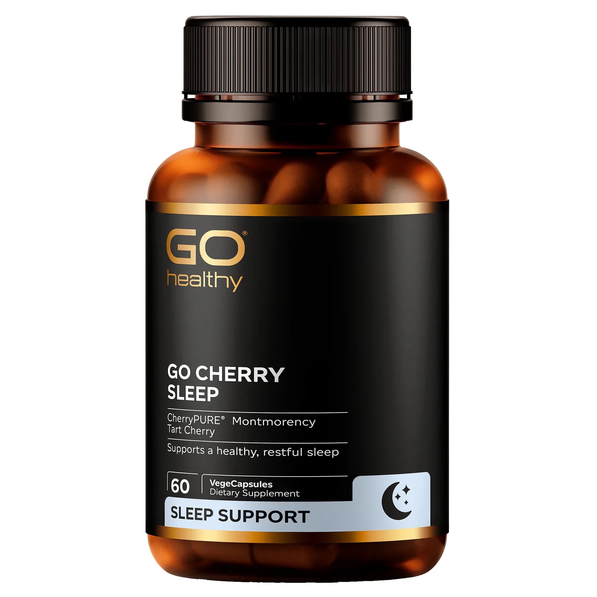 GO Healthy Go Cherry Sleep 60 Vege Capsules - Image 2