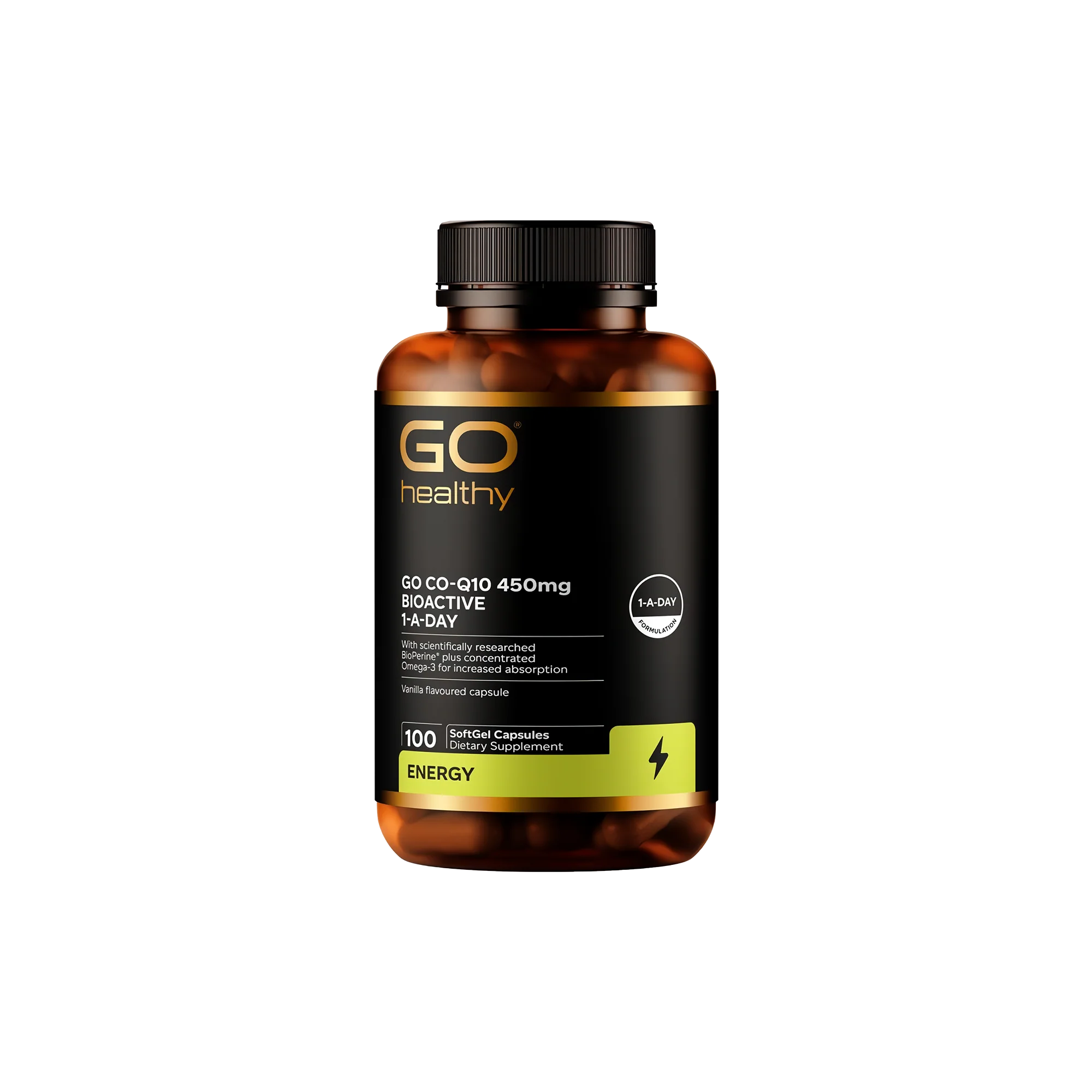 GO Healthy Go Co-Q10 450mg BioActive 1-A-Day - Image 3