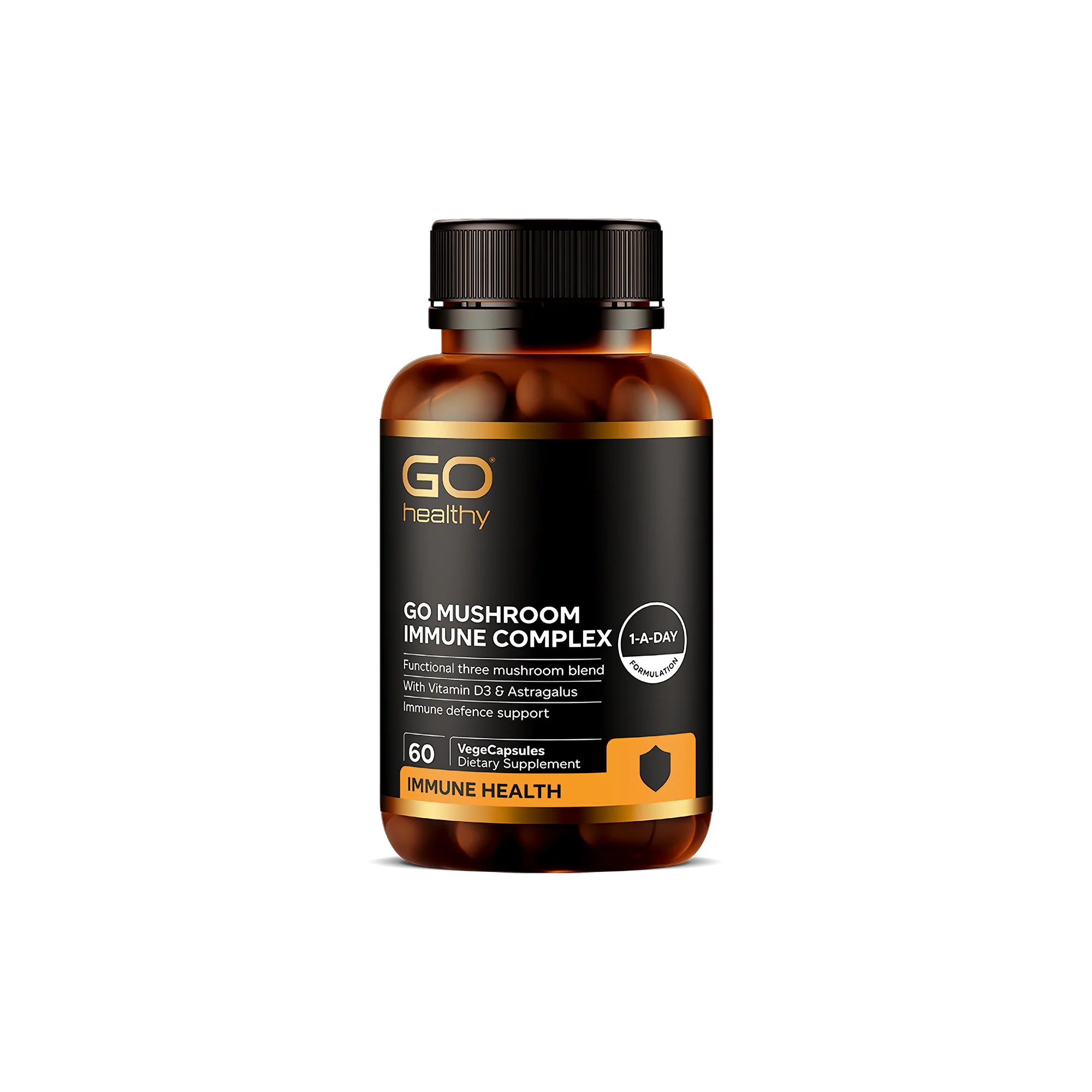 Go Healthy Go Mushroom Immune Complex 60 VegeCapsules