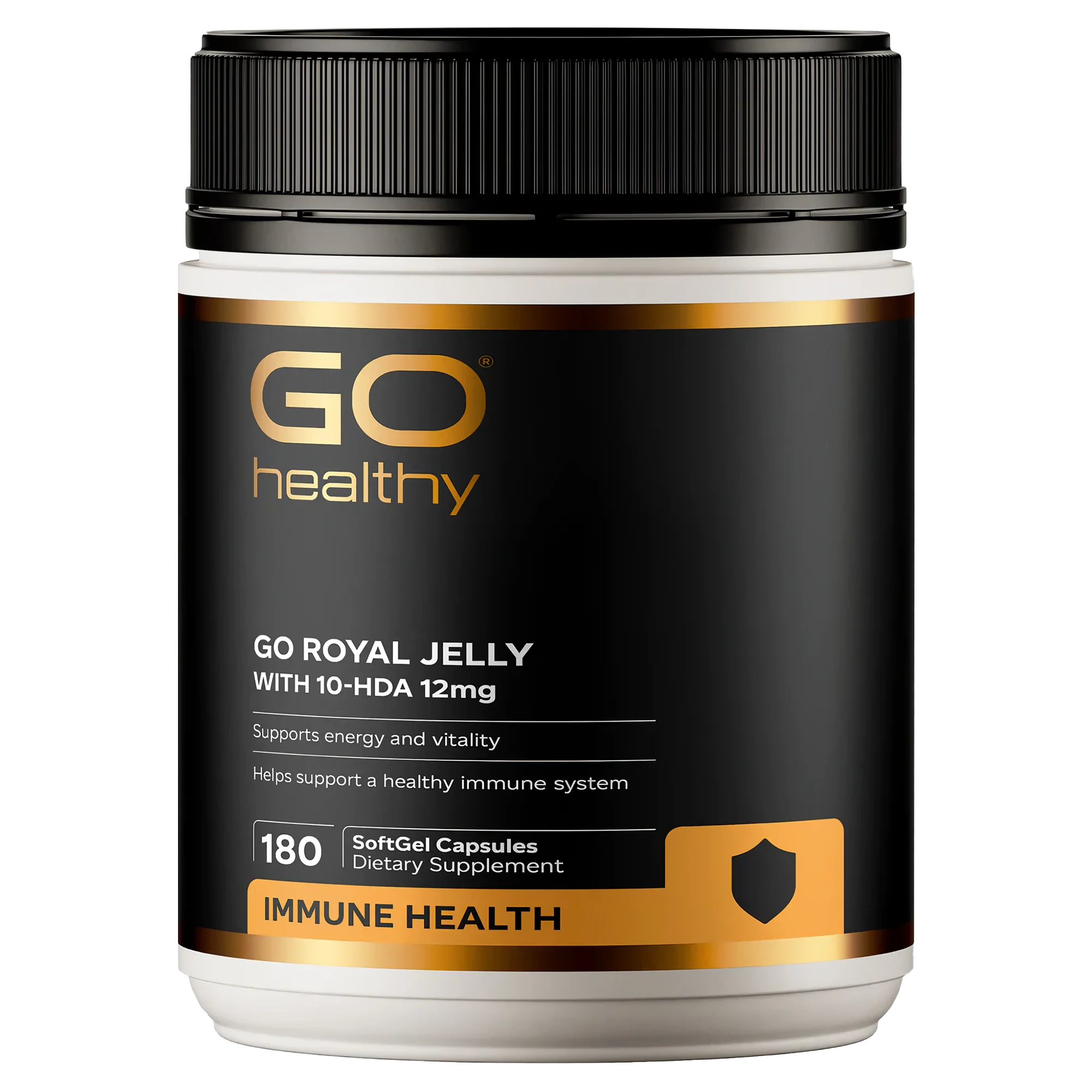 GO Healthy Go Royal Jelly with 10-HDA 180 Softgels - Image 2