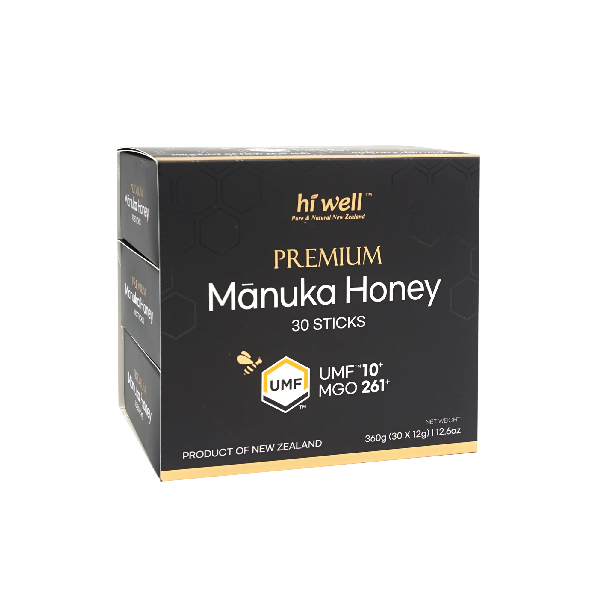 Hi Well Premium Manuka Honey UMF 10+ Sticks 360g (12g x 30's) - Image 3