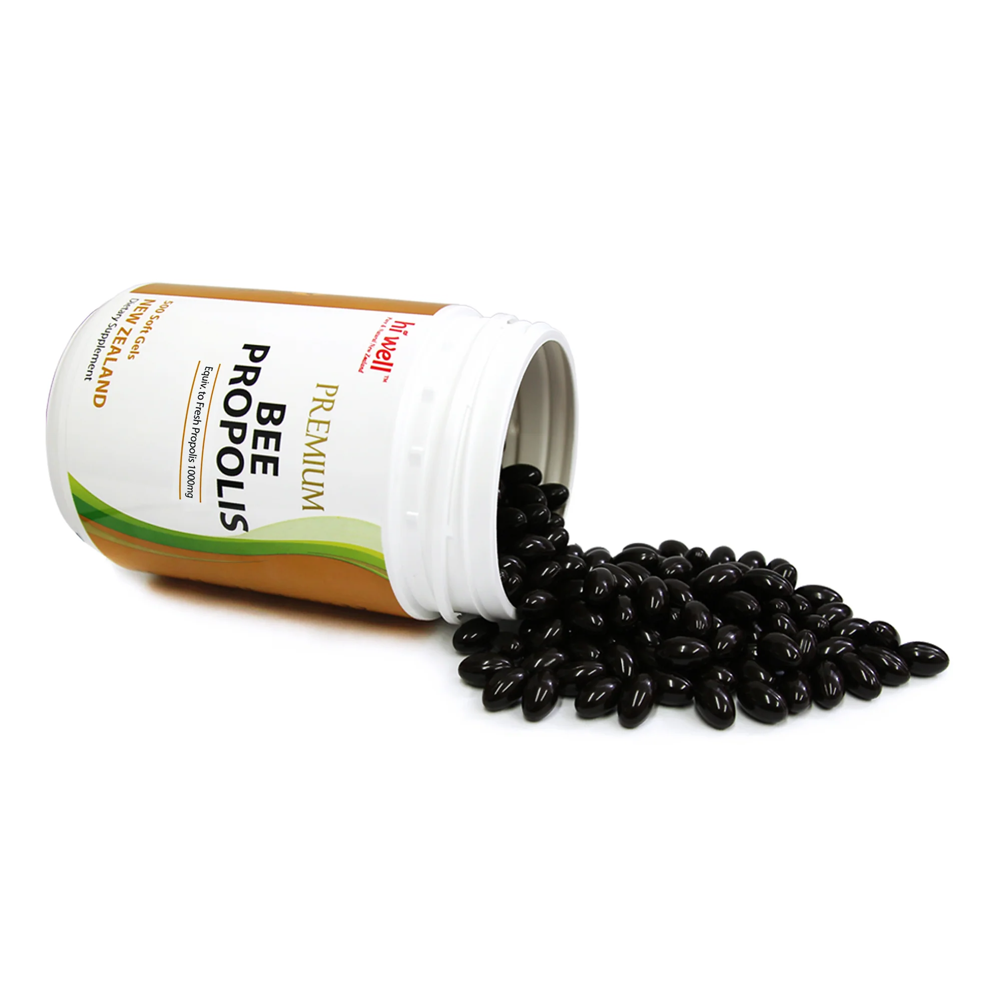 Hi Well Premium Bee Propolis 1000 500 Softgels - Image 3