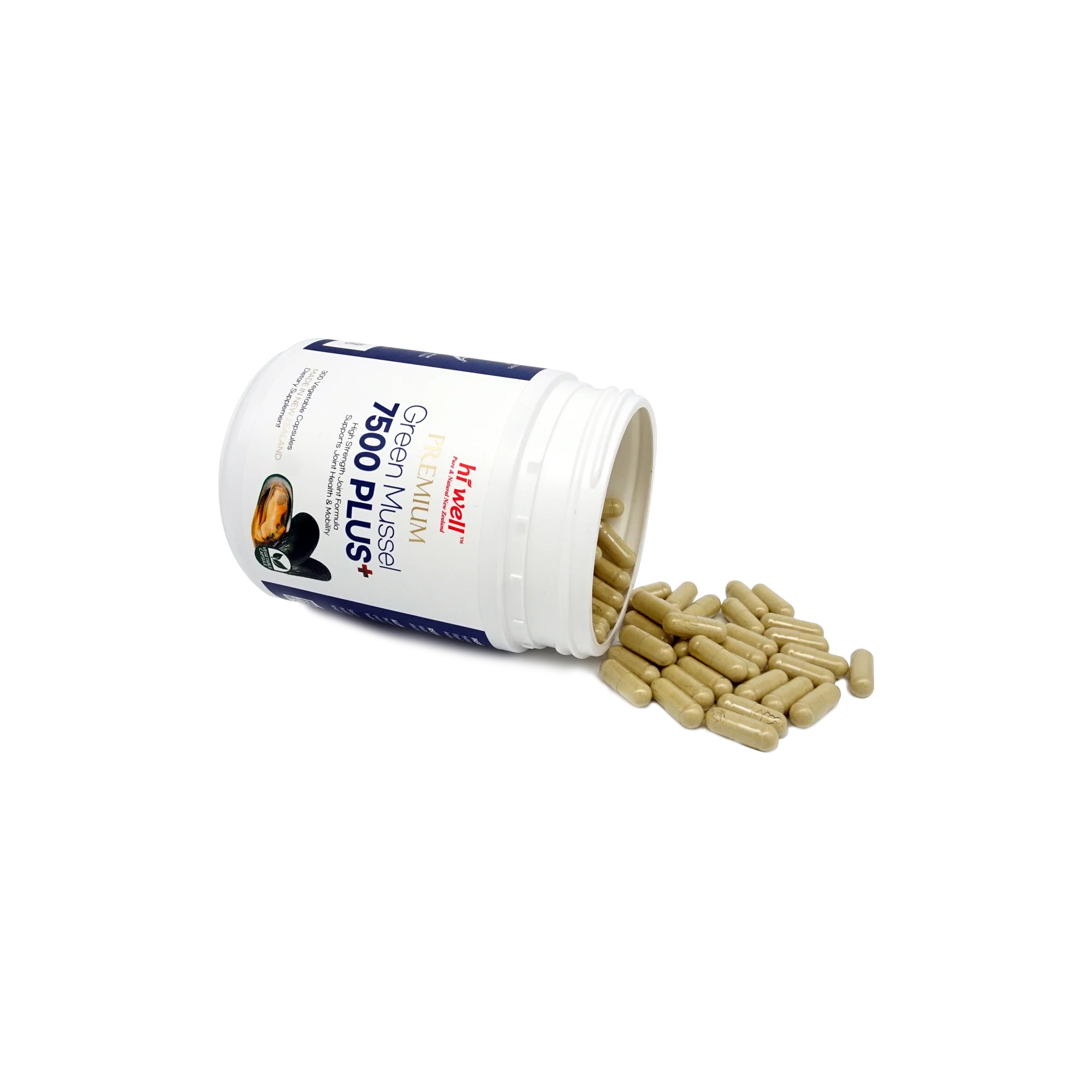Hi Well Premium Green Mussel 7500 Plus+ 300Vege Capsules - Image 2