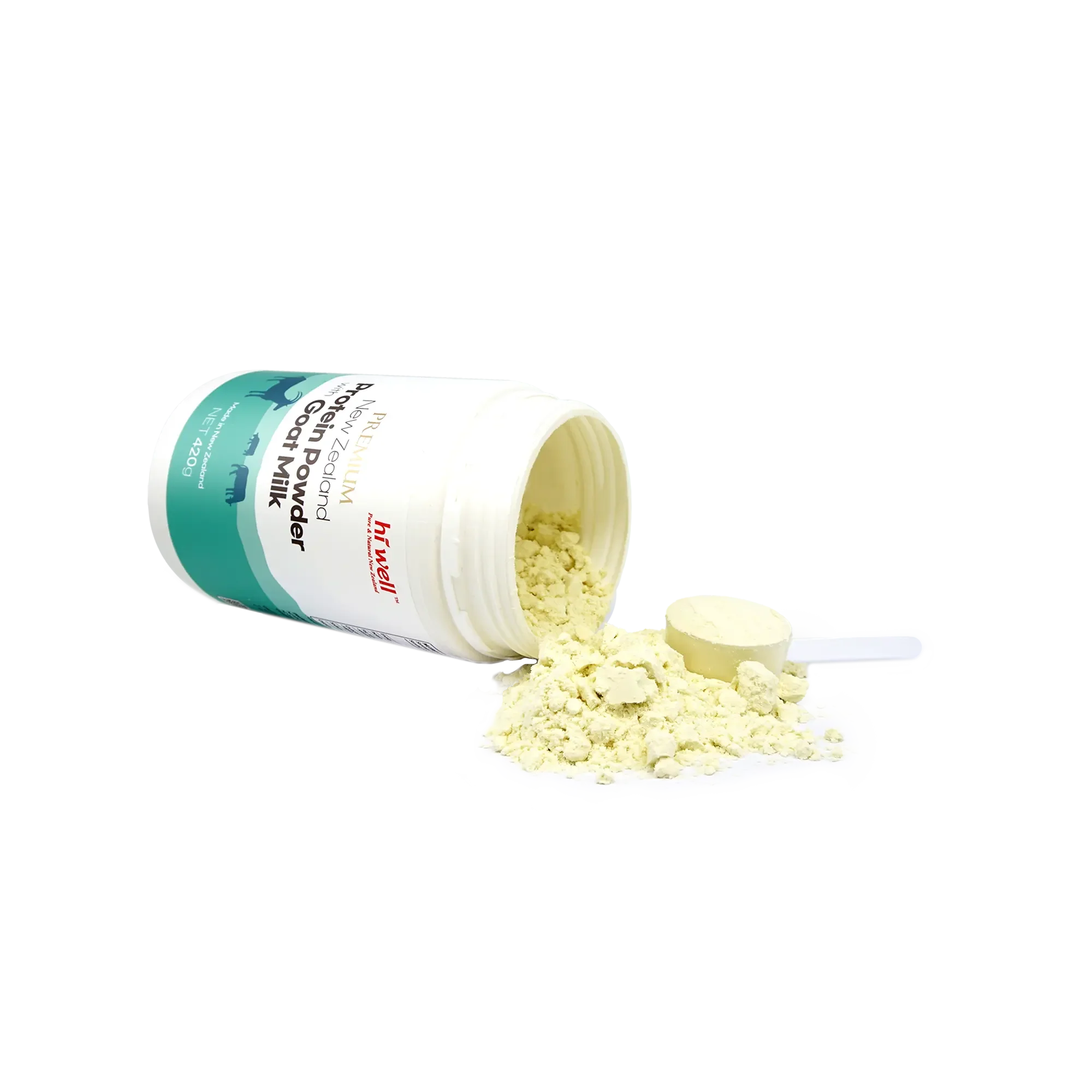Hi Well Premium New Zealand Protein Powder with Goat Milk 420g - Image 4