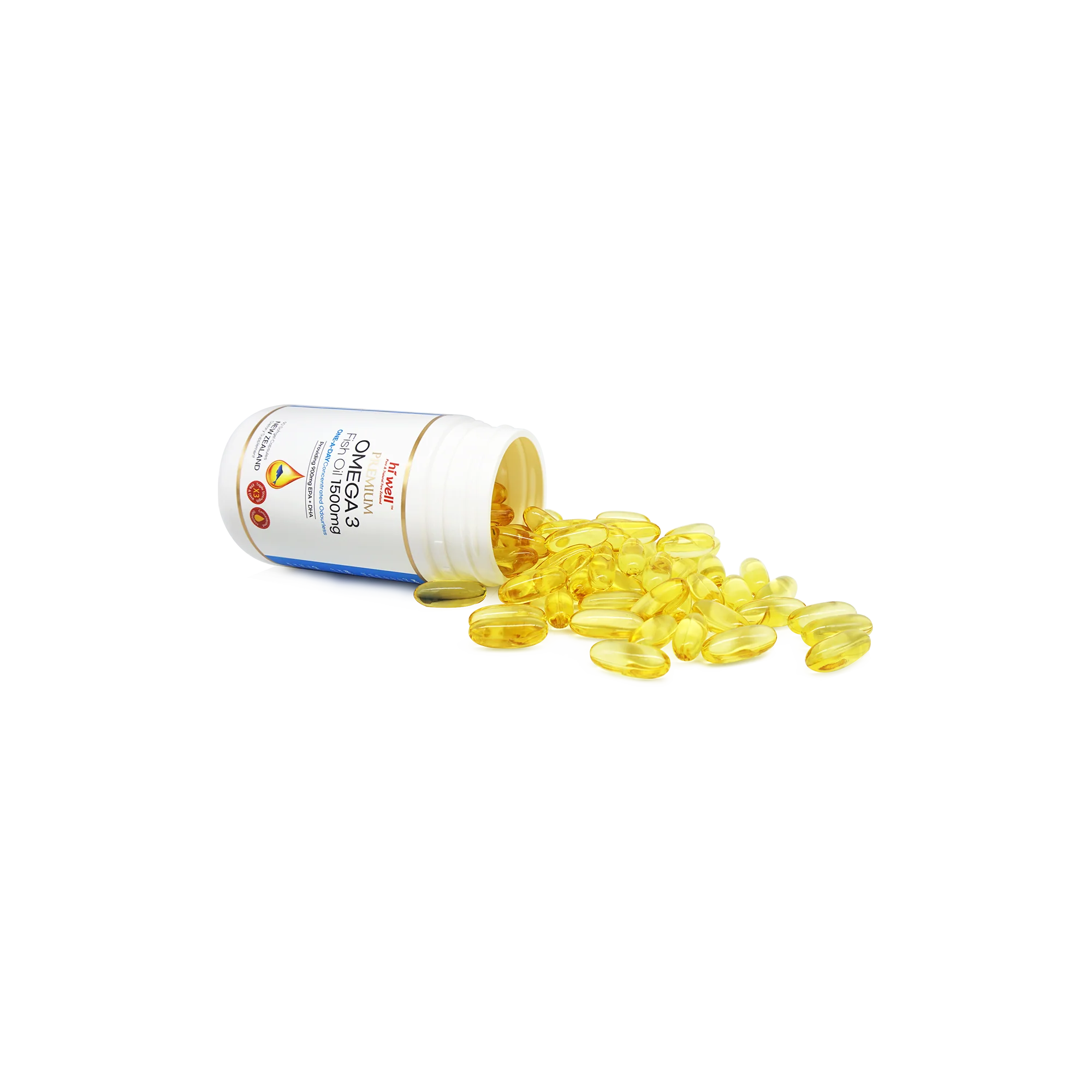 Hi Well Premium Omega 3 1500mg One A Day 90 Capsuels - Image 3