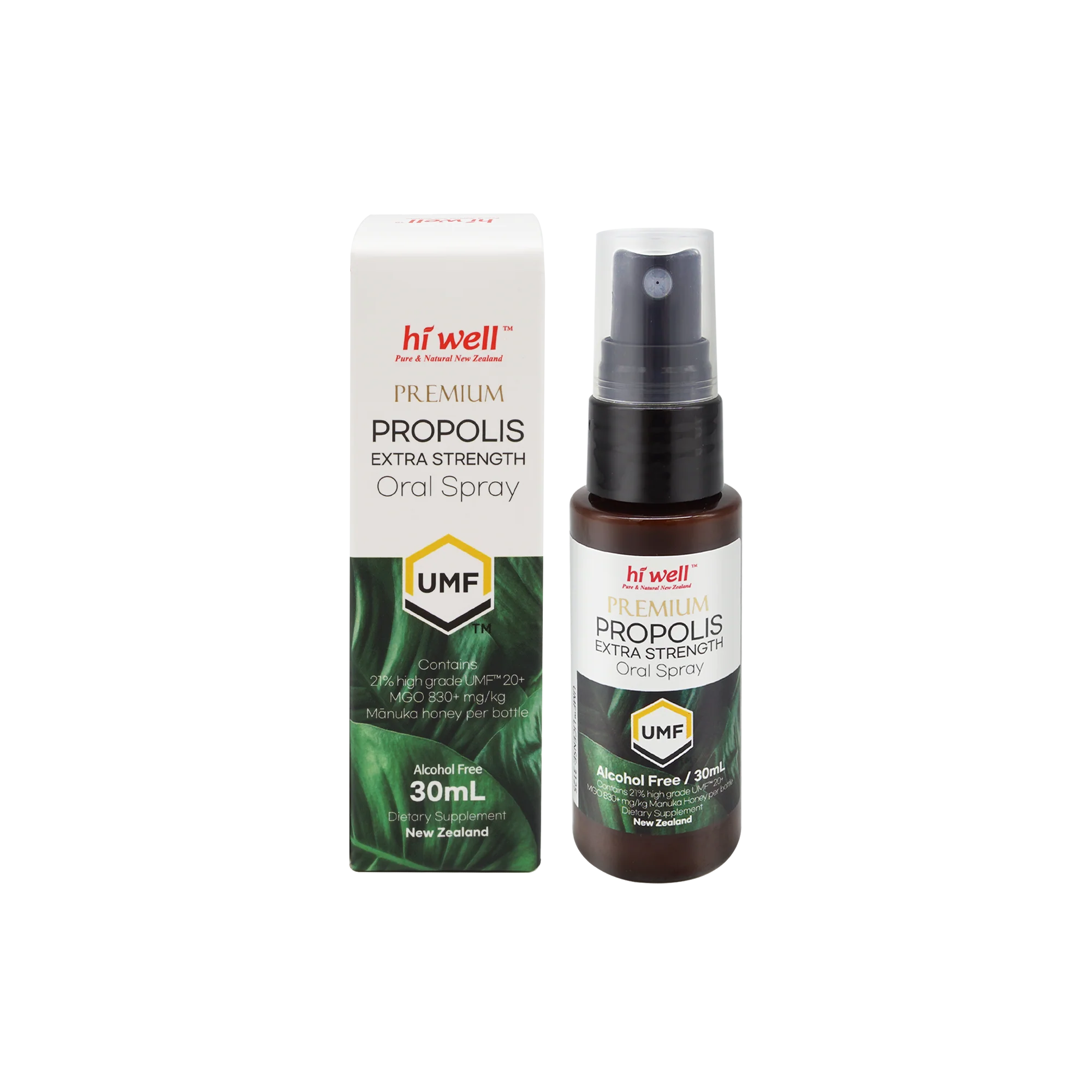 Hi Well Premium Propolis Extra Strength UMF 20+ MGO 830+ Oral Spray 30ml - Image 3