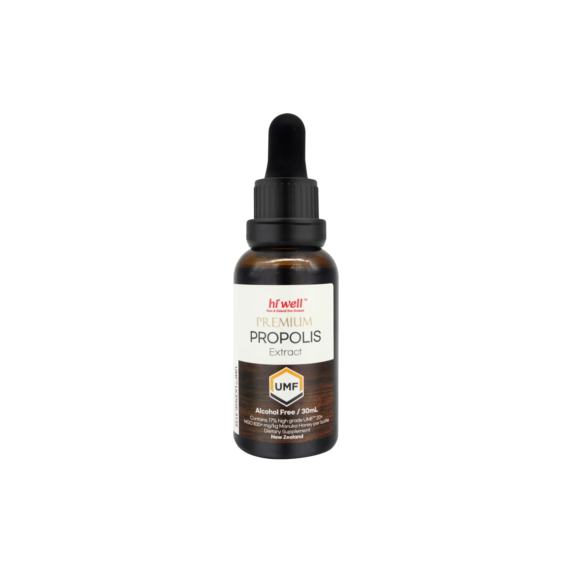 Hi Well Premium Propolis UMF 20+ MGO 830+ Extract 30ml