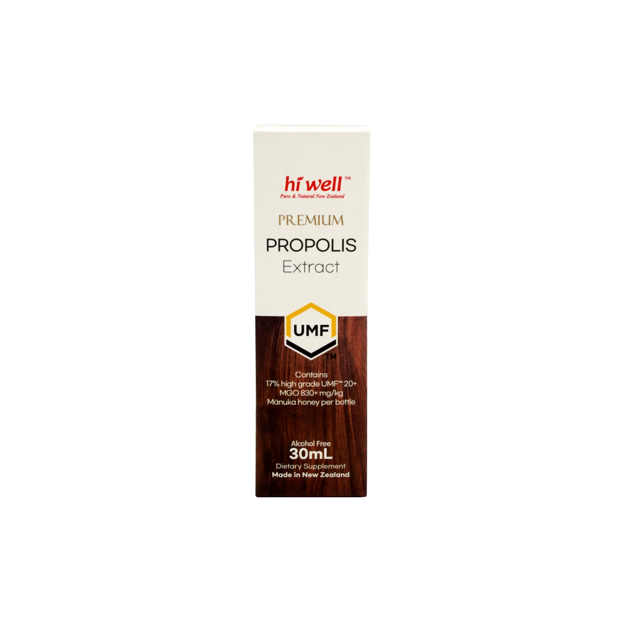 Hi Well Premium Propolis UMF 20+ MGO 830+ Extract 30ml - Image 2