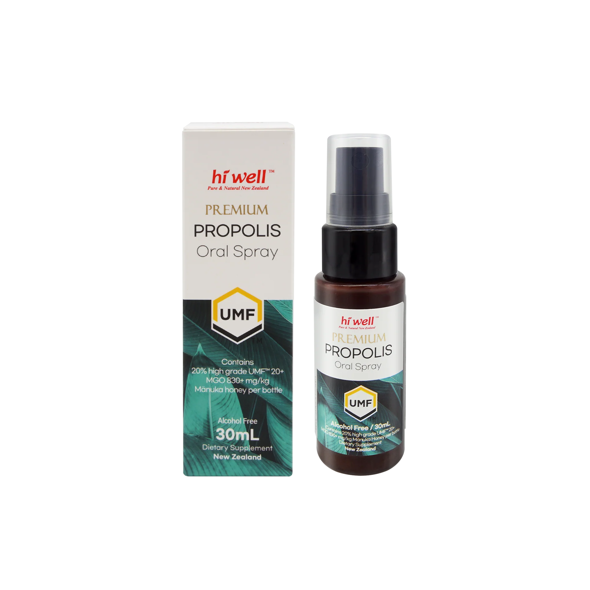 Hi Well Premium Propolis UMF 20+ MGO 830+ Oral Spray 30ml - Image 3