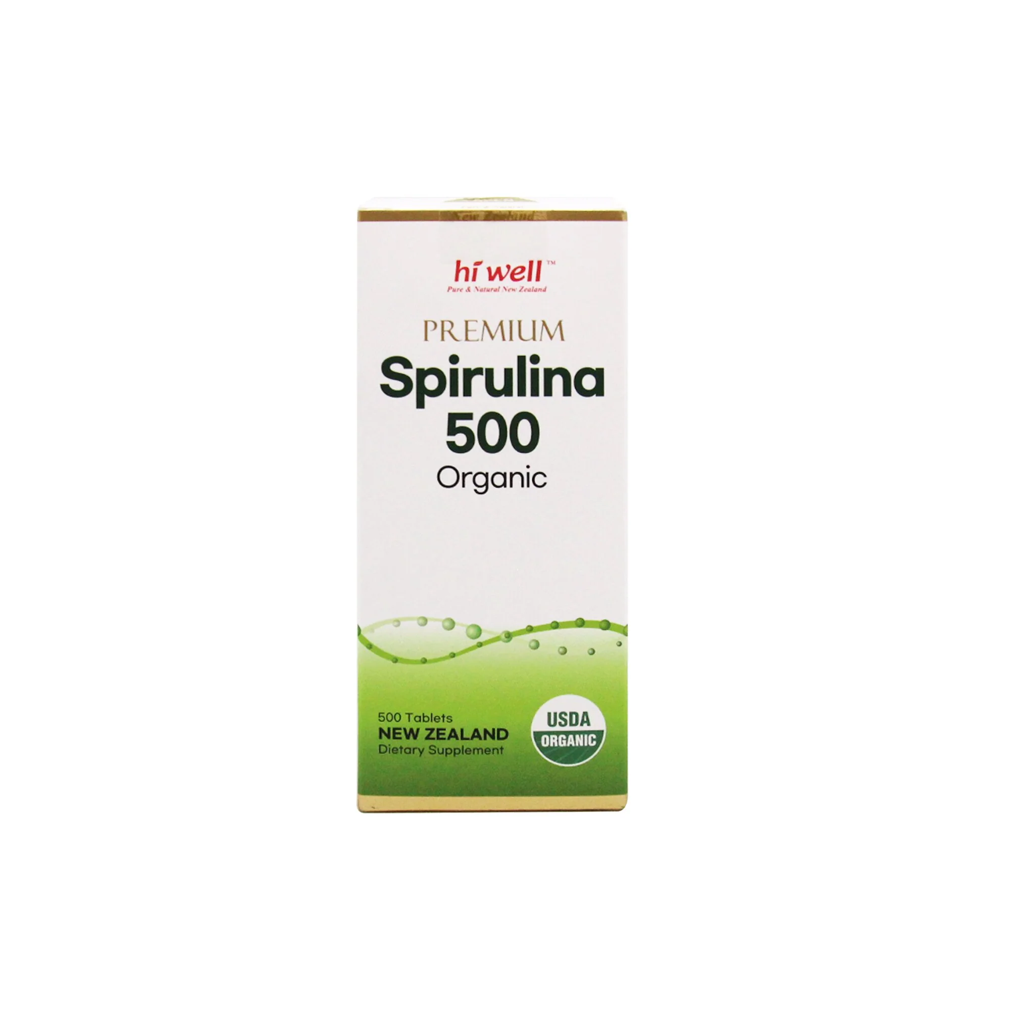 Hi Well Premium Spirulina 500 Organic 500 Tablets - Image 3