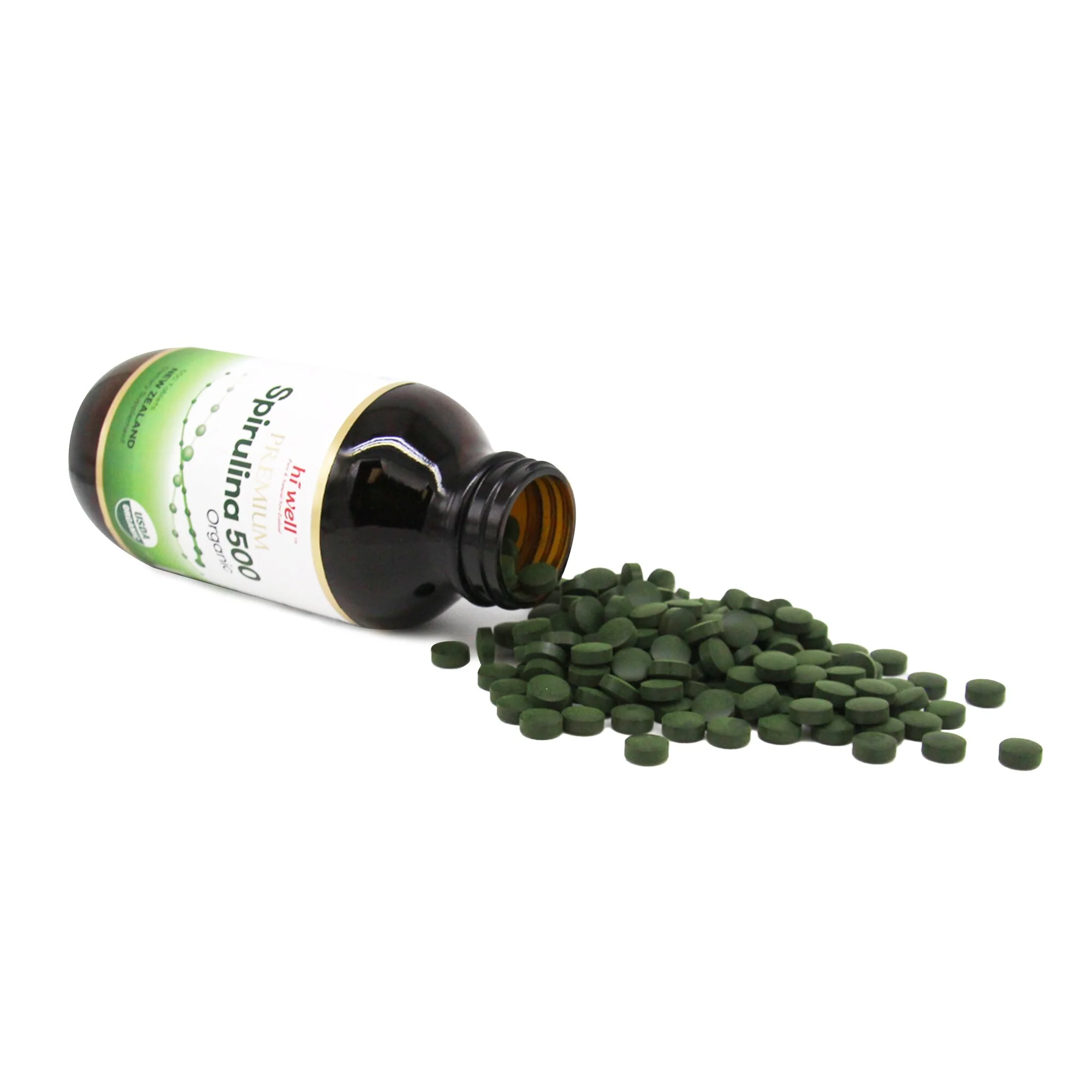 Hi Well Premium Spirulina 500 Organic 500 Tablets - Image 4