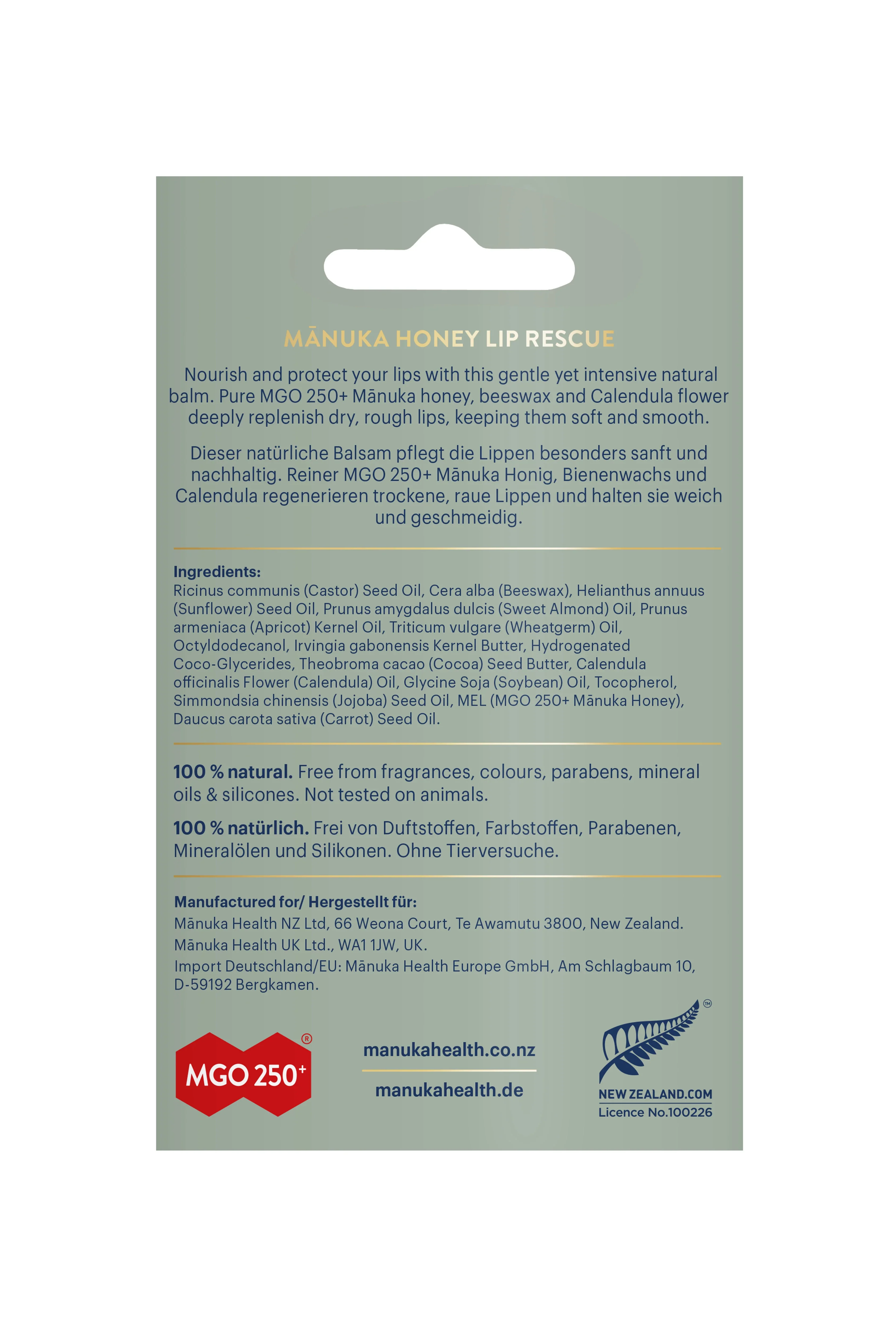 Manuka Health Manuka Honey Lip Balm 4.5g - Image 3