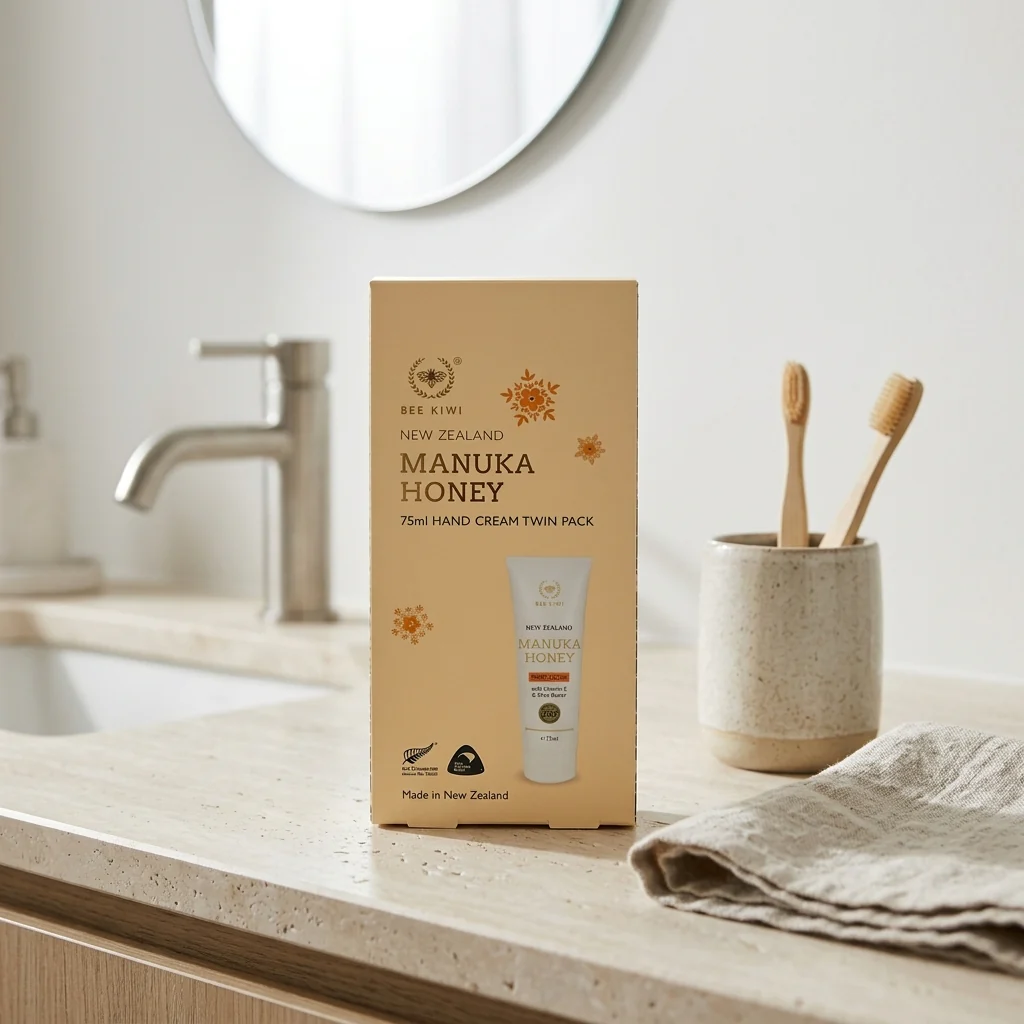Natures Beauty Bee Kiwi Manuka Honey Hand Cream Twin Pack - Image 6