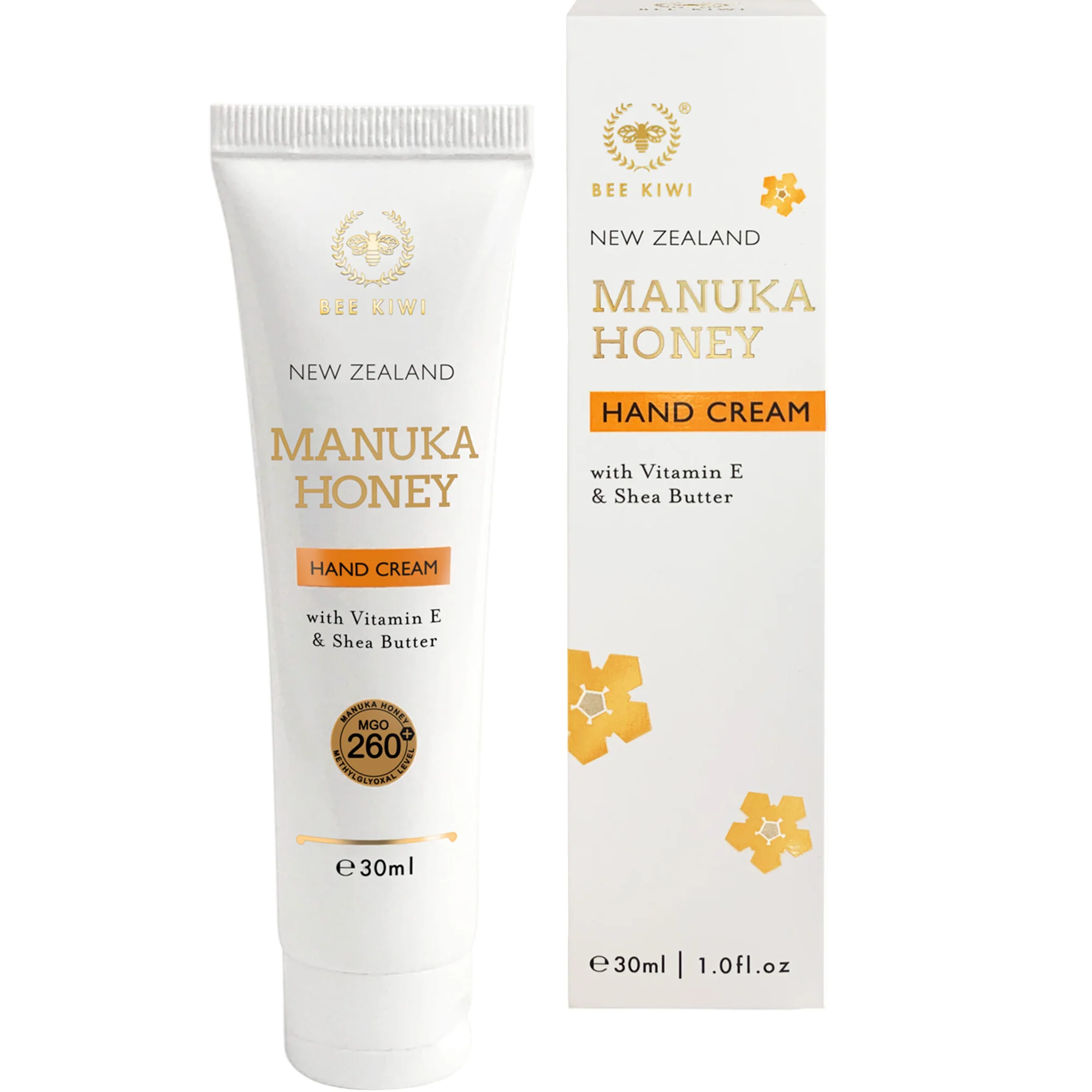 Natures Beauty Bee Kiwi Manuka Honey Hand Cream with Vitamin E & Shea Butter 30ml - Image 4