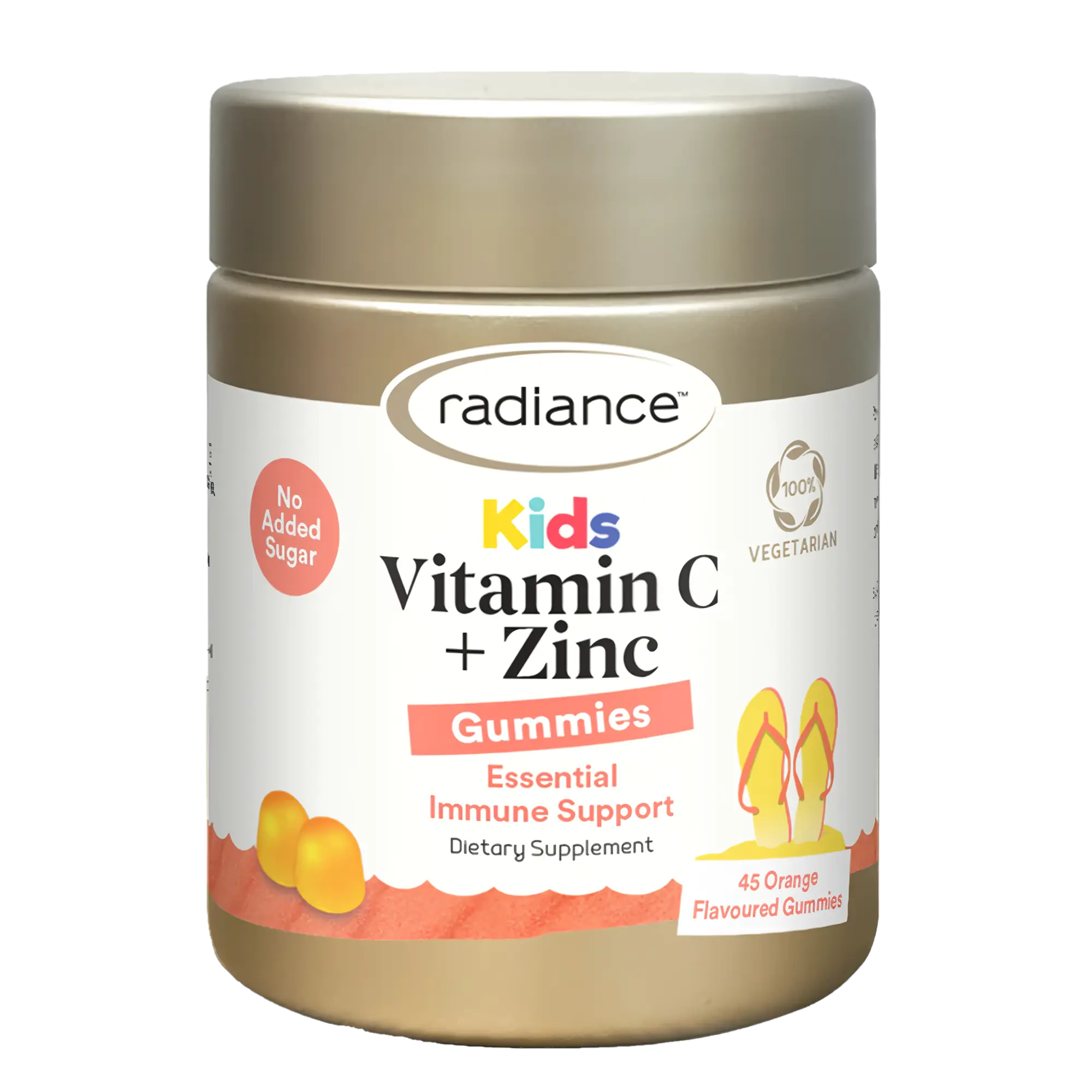 Radiance Kids Gummies Vitamin C & Zinc 45Gummies - Image 3