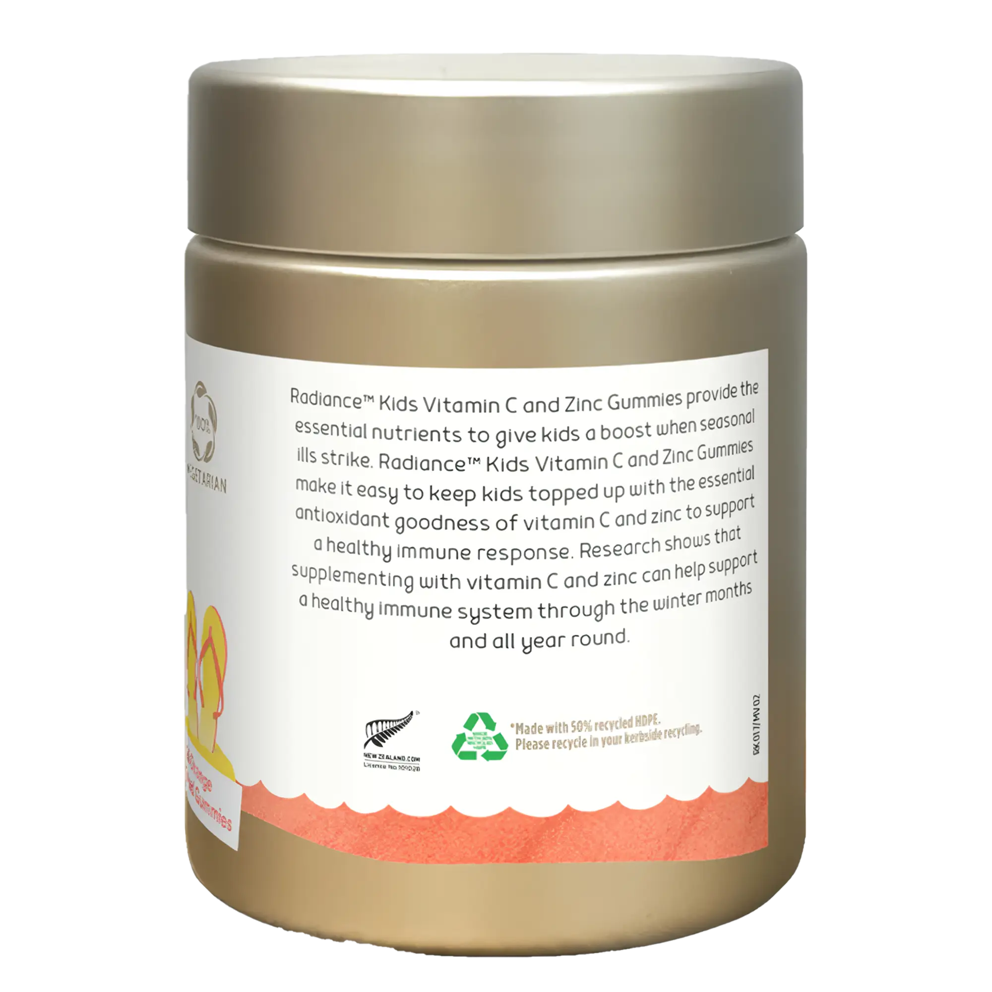 Radiance Kids Gummies Vitamin C & Zinc 45Gummies - Image 4